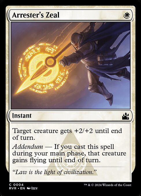 Ravnica Remastered - 4 - Arrester's Zeal - Common