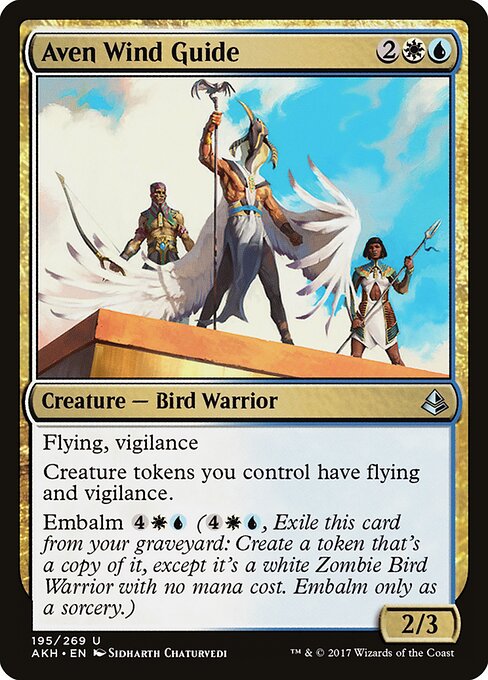 Amonkhet - 195 - Aven Wind Guide - Uncommon