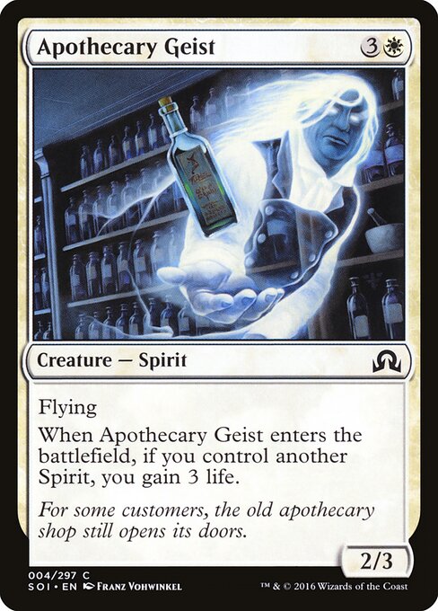 Shadows over Innistrad - 4 - Apothecary Geist - Common