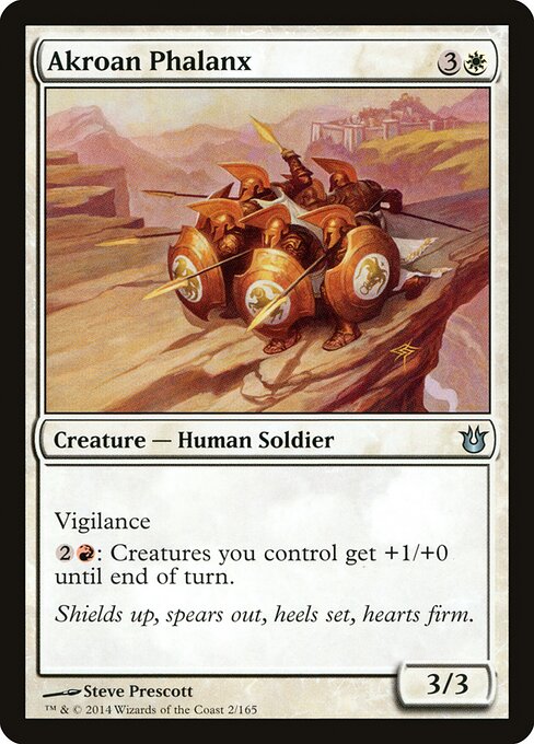 Born of the Gods - 2 - Akroan Phalanx - Uncommon