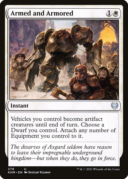 Kaldheim - 379 - Armed and Armored - Uncommon