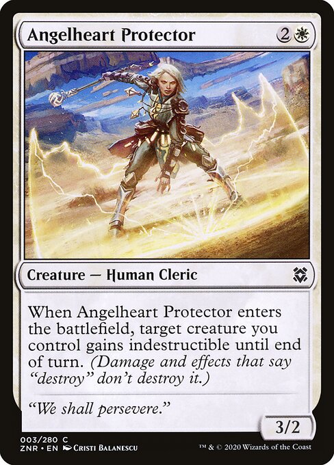 Zendikar Rising - 3 - Angelheart Protector - Common