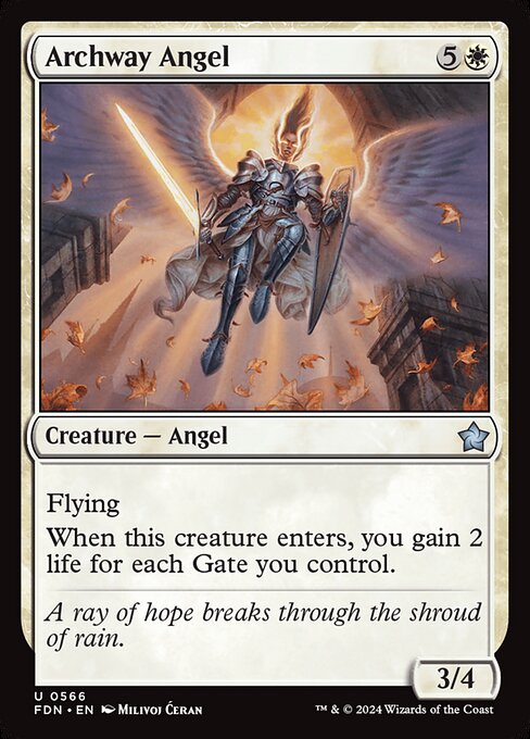 Foundations - 566 - Archway Angel - Uncommon