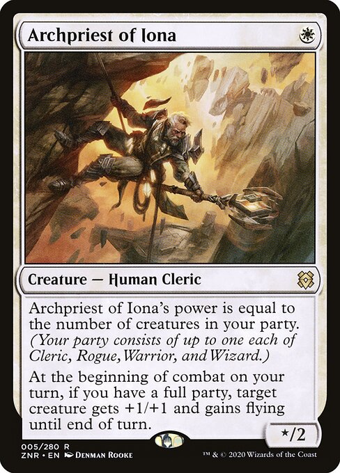 Zendikar Rising - 5 - Archpriest of Iona - Rare
