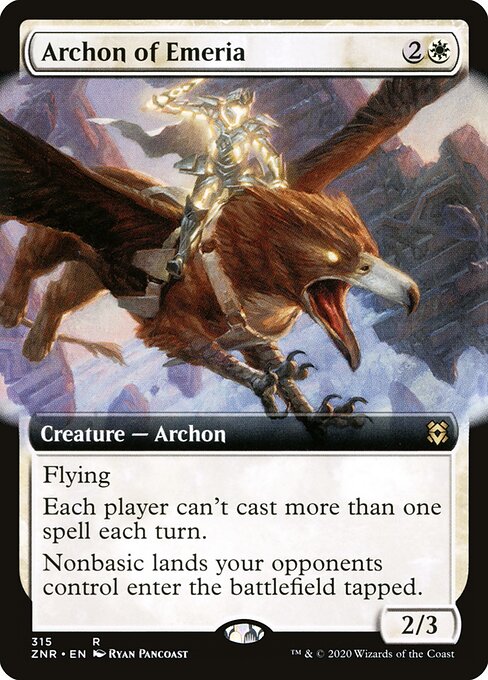 Zendikar Rising - 315 - Archon of Emeria - Rare