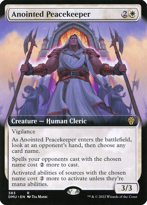 Dominaria United - 383 - Anointed Peacekeeper - Rare