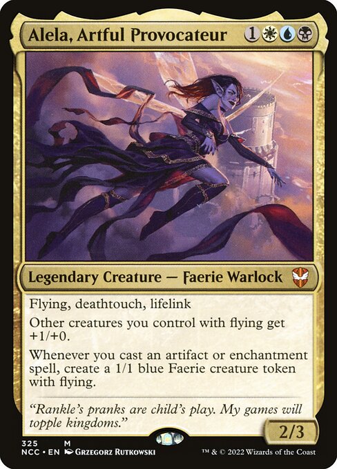 New Capenna Commander - 325 - Alela, Artful Provocateur - Mythic