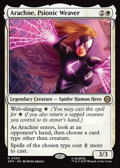 Marvel's Spider-Man - 2 - Arachne, Psionic Weaver - Rare