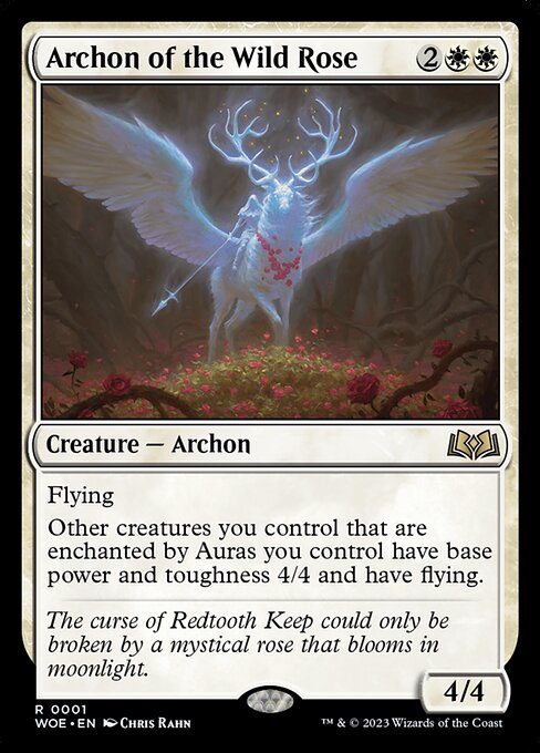 Wilds of Eldraine - 1 - Archon of the Wild Rose - Rare