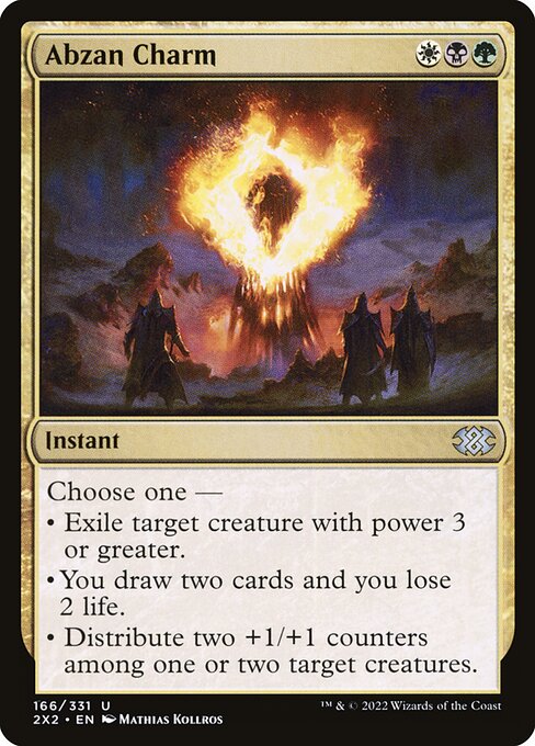 Double Masters 2022 - 166 - Abzan Charm - Uncommon