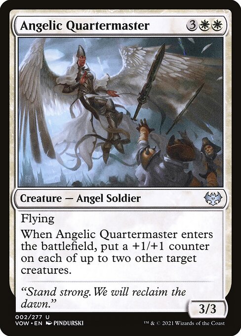 Innistrad: Crimson Vow - 2 - Angelic Quartermaster - Uncommon
