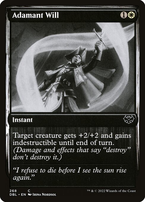 Innistrad: Double Feature - 268 - Adamant Will - Common
