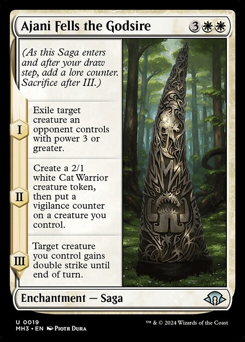 Modern Horizons 3 - 19 - Ajani Fells the Godsire - Uncommon
