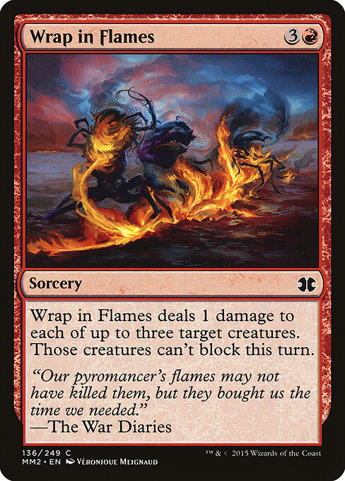 Modern Masters 2015 - 136 - Wrap in Flames - Common