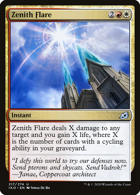 Ikoria: Lair of Behemoths - 217 - Zenith Flare - Uncommon