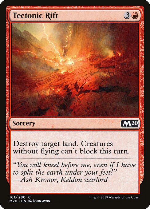Core Set 2020 - 161 - Tectonic Rift - Common