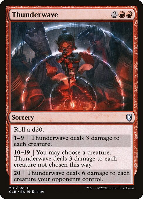 Commander Legends: Battle for Baldur's Gate - 201 - Thunderwave - Uncommon