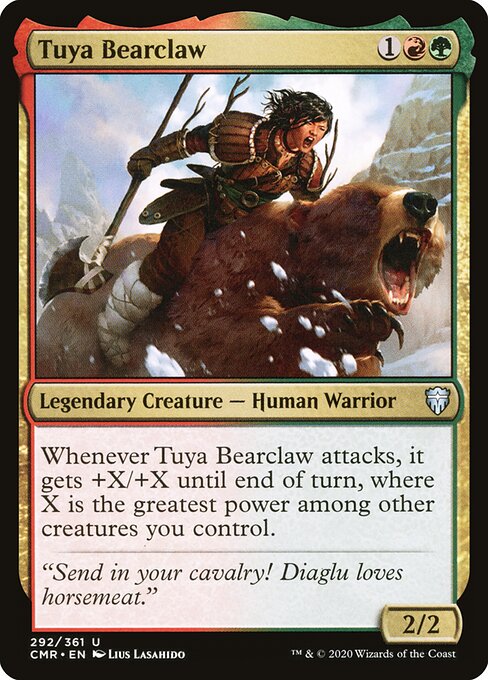 Commander Legends - 292 - Tuya Bearclaw - Uncommon