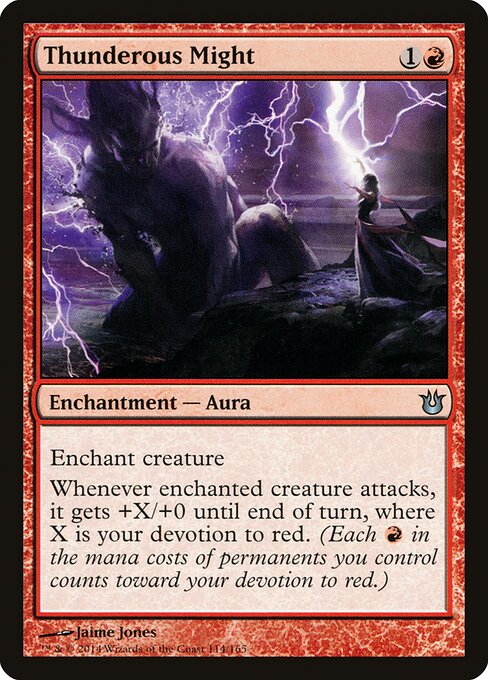 Born of the Gods - 114 - Thunderous Might - Uncommon