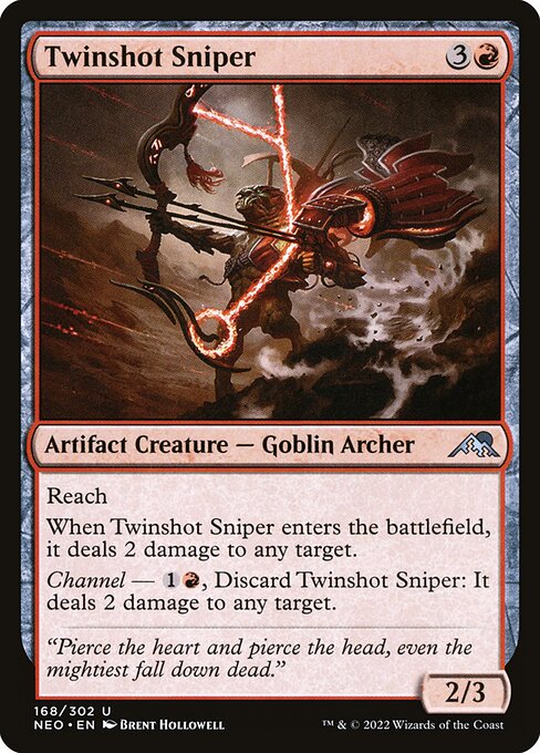 Kamigawa: Neon Dynasty - 168 - Twinshot Sniper - Uncommon