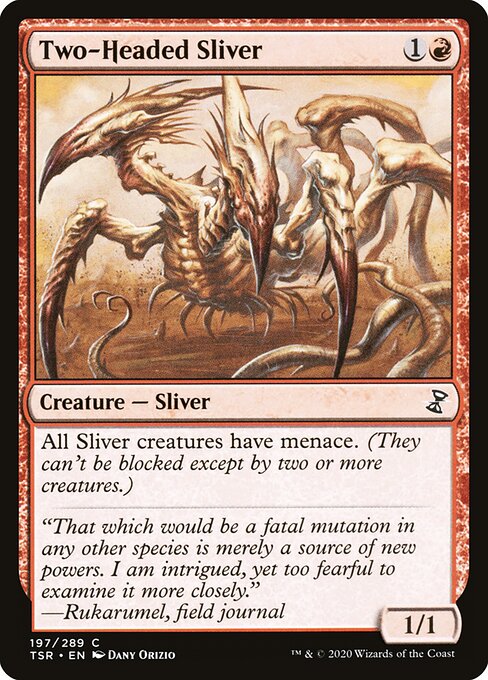 Time Spiral Remastered - 197 - Two-Headed Sliver - Common
