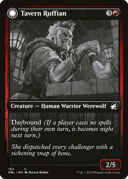 Innistrad: Double Feature - 163 - Tavern Ruffian // Tavern Smasher - Common