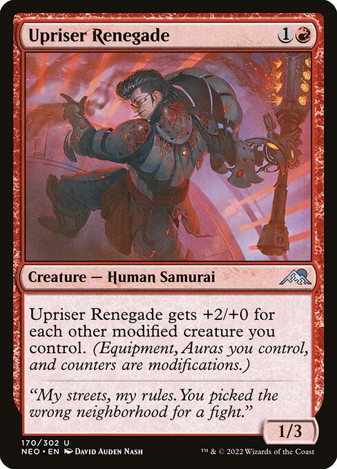 Kamigawa: Neon Dynasty - 170 - Upriser Renegade - Uncommon