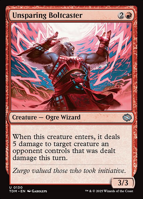 Tarkir: Dragonstorm - 130 - Unsparing Boltcaster - Uncommon