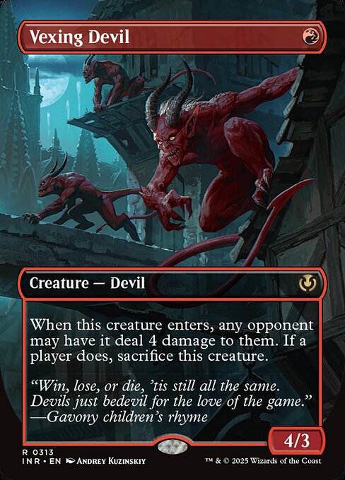 Innistrad Remastered - 313 - Vexing Devil - Rare