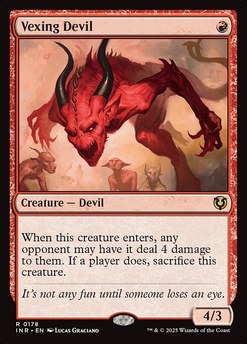 Innistrad Remastered - 178 - Vexing Devil - Rare