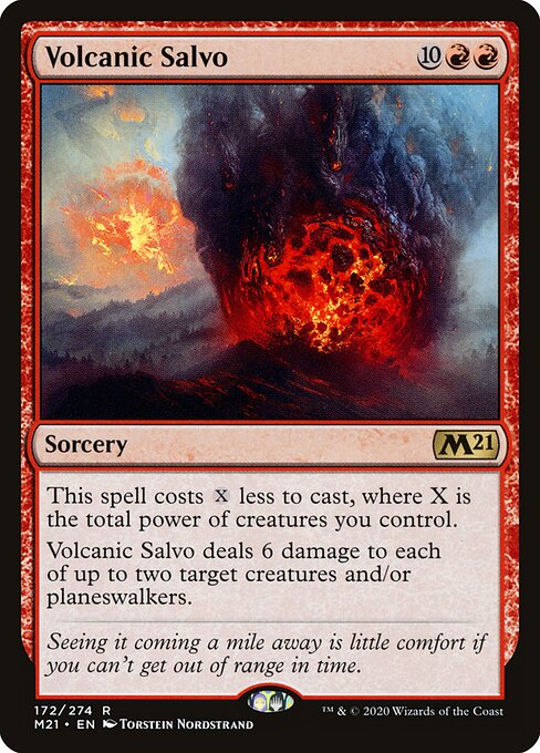 Core Set 2021 - 172 - Volcanic Salvo - Rare