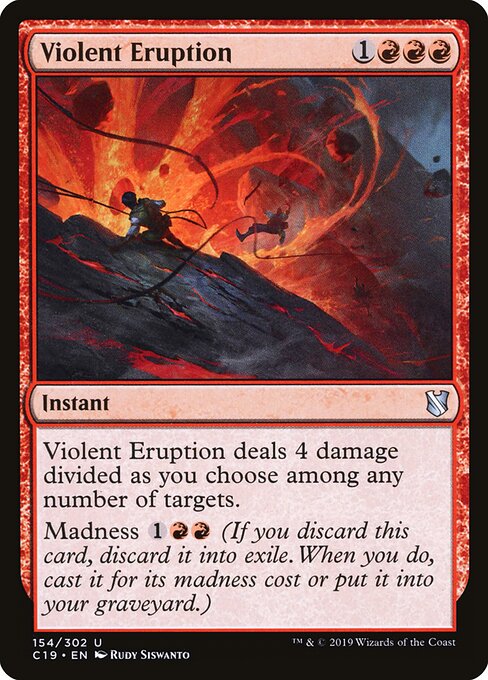 Commander 2019 - 154 - Violent Eruption - Uncommon