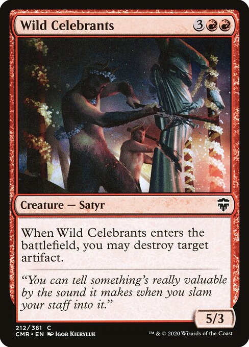 Commander Legends - 212 - Wild Celebrants - Common