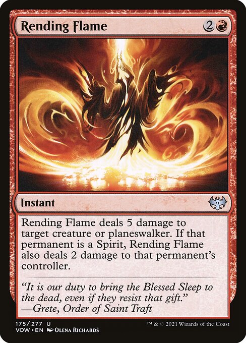 Innistrad: Crimson Vow - 175 - Rending Flame - Uncommon