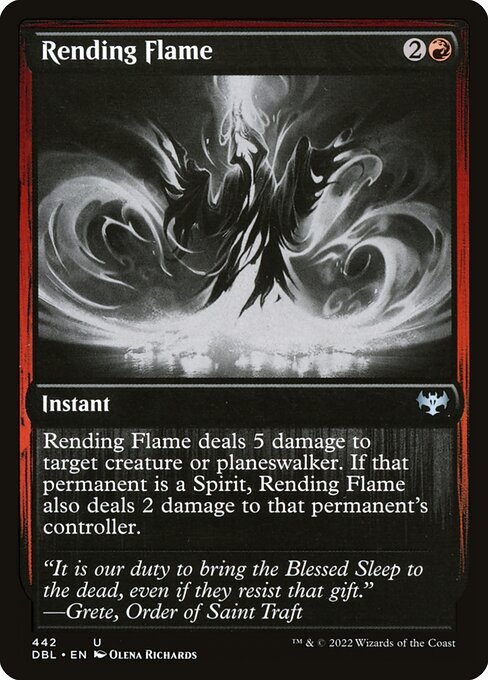 Innistrad: Double Feature - 442 - Rending Flame - Uncommon