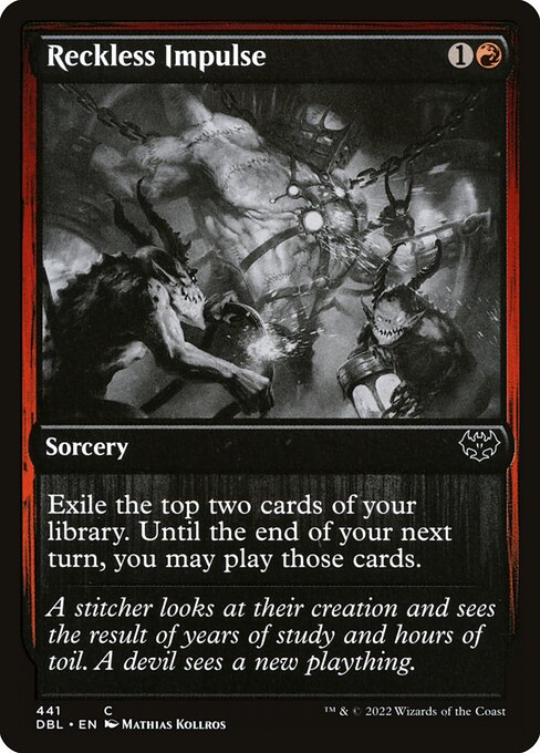 Innistrad: Double Feature - 441 - Reckless Impulse - Common