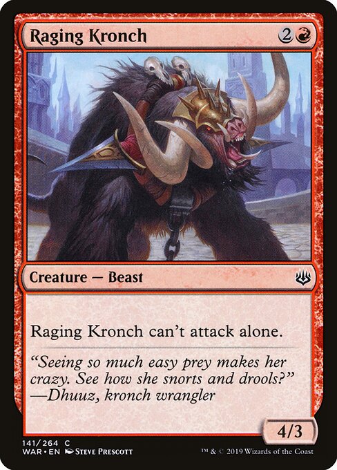 War of the Spark - 141 - Raging Kronch - Common