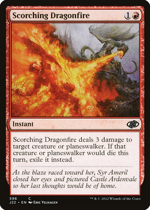 Jumpstart 2022 - 596 - Scorching Dragonfire - Common