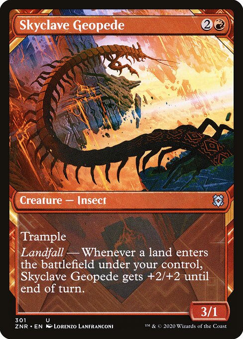 Zendikar Rising - 301 - Skyclave Geopede - Uncommon
