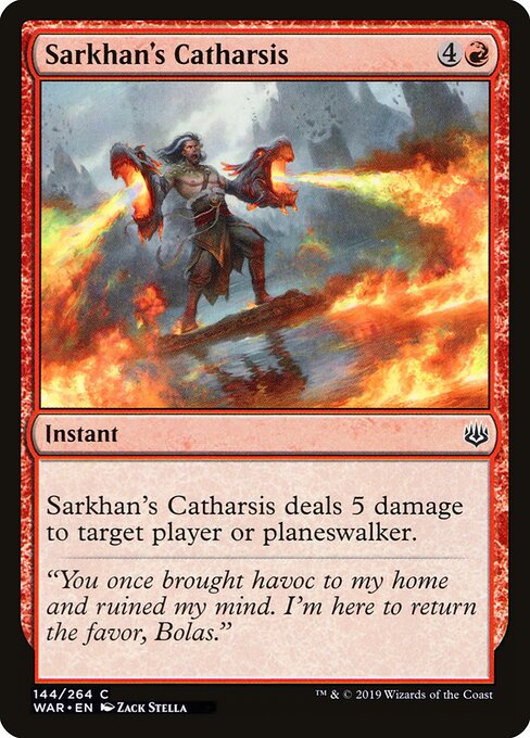 War of the Spark - 144 - Sarkhan's Catharsis - Common