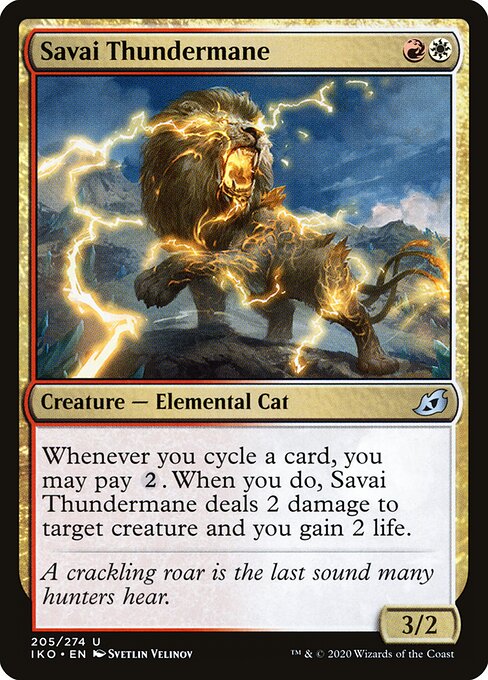 Ikoria: Lair of Behemoths - 205 - Savai Thundermane - Uncommon