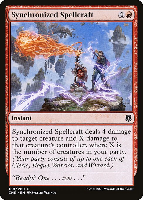 Zendikar Rising - 168 - Synchronized Spellcraft - Common