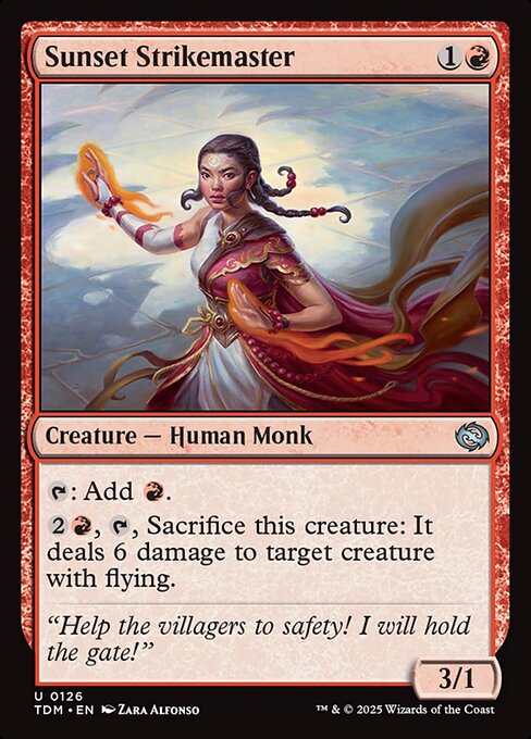 Tarkir: Dragonstorm - 126 - Sunset Strikemaster - Uncommon