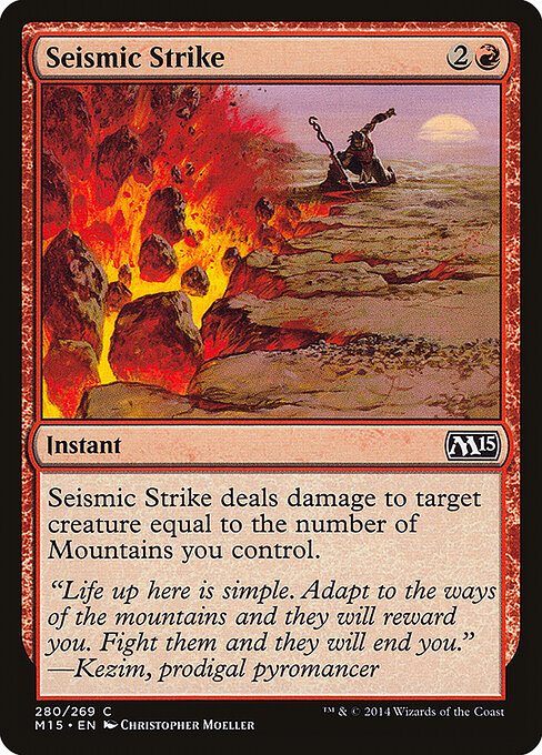Magic 2015 - 280 - Seismic Strike - Common