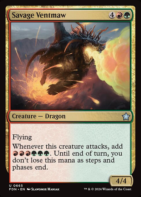 Foundations - 665 - Savage Ventmaw - Uncommon