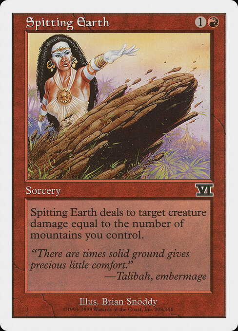 Classic Sixth Edition - 208 - Spitting Earth - Common