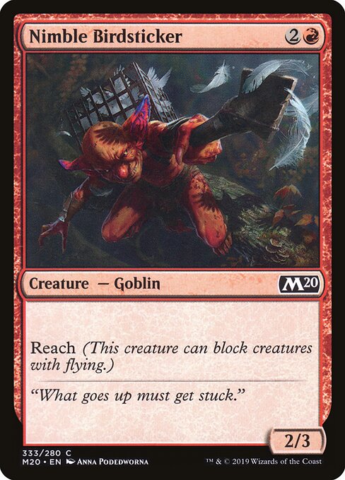 Core Set 2020 - 333 - Nimble Birdsticker - Common