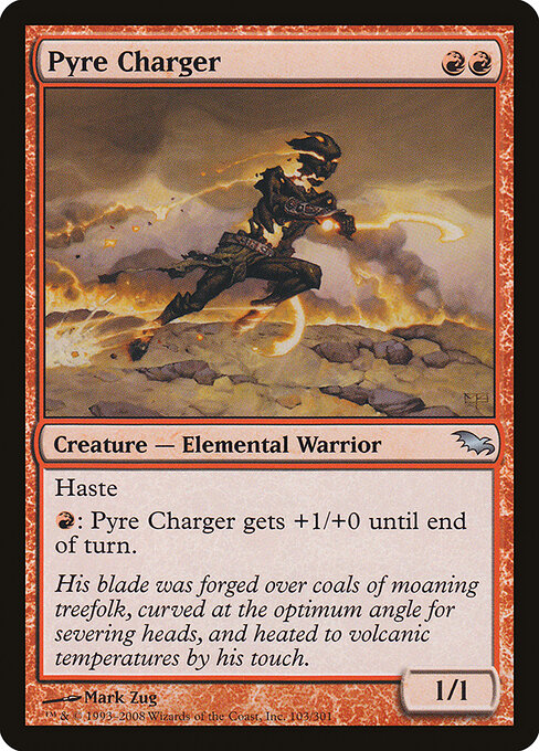 Shadowmoor - 103 - Pyre Charger - Uncommon