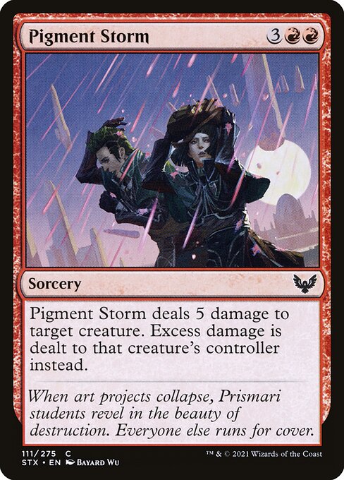 Strixhaven: School of Mages - 111 - Pigment Storm - Common