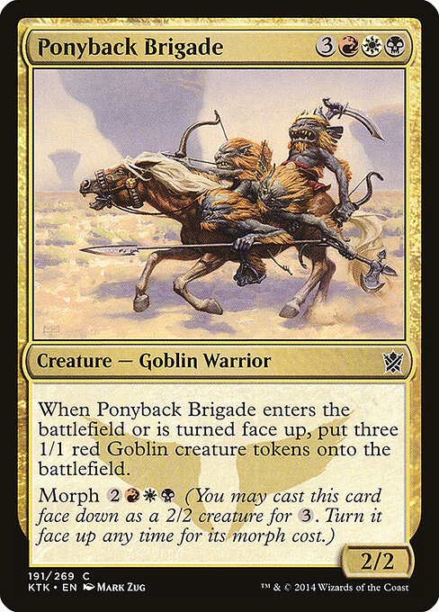 Khans of Tarkir - 191 - Ponyback Brigade - Common
